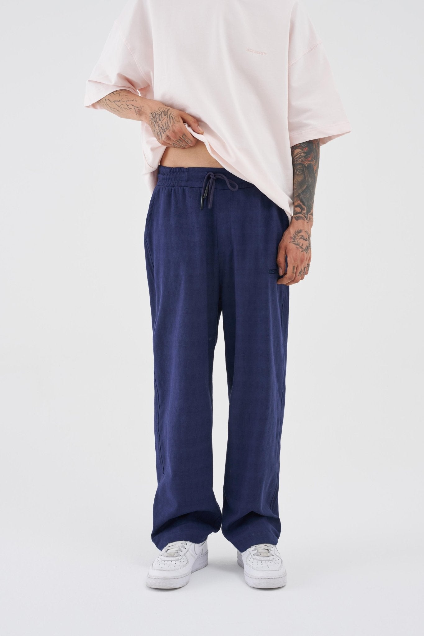 Erkek Oversize Pantolon Lacivert