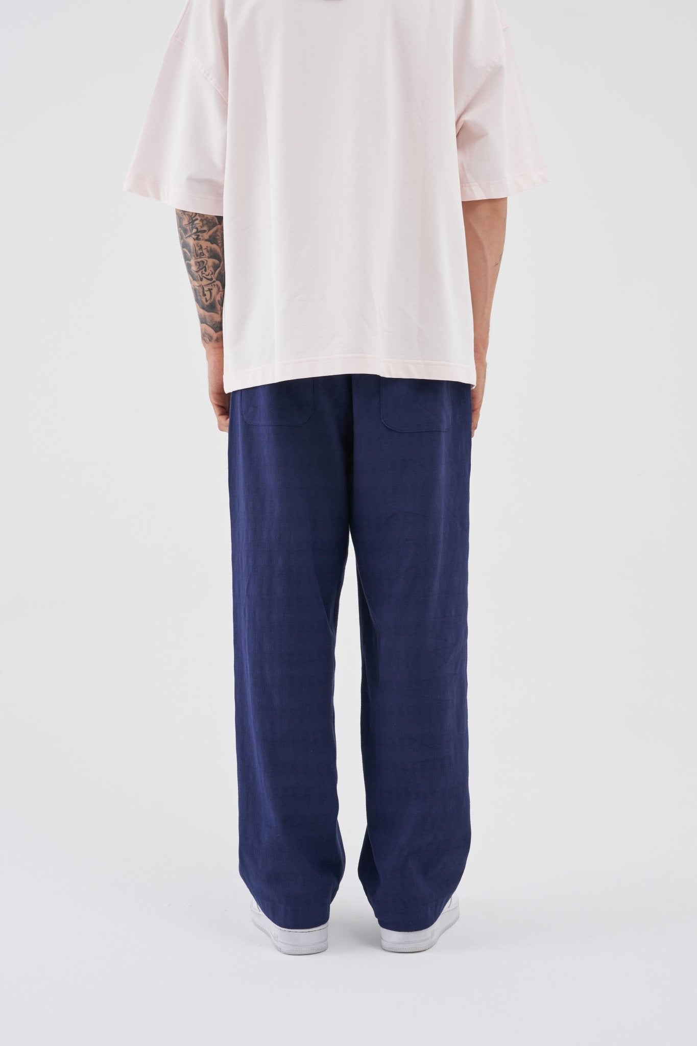 Erkek Oversize Pantolon Lacivert